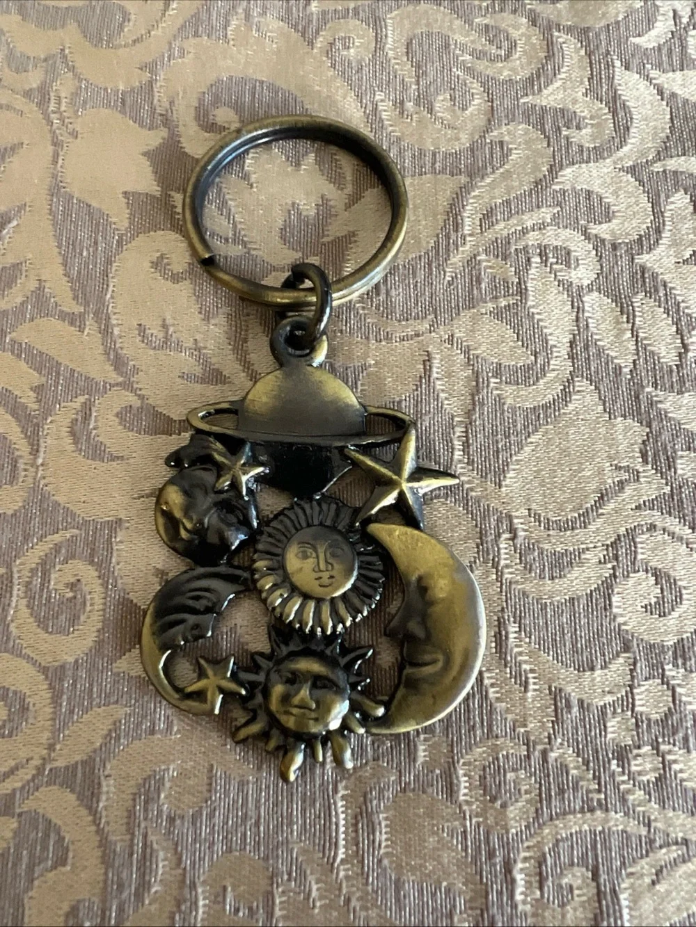 Sun Moon Star Keyring Big Three Astrology Ego Loyalty  Kind